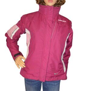Spyder Magenta Pink 3 In 1 Ski Jacket Women's Size 6 Winter Sports Coat Fleece